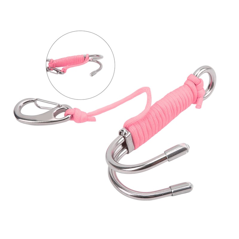 Drift Hook Scuba Diving Double Dual Stainless Steel Drift Hook