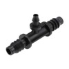 sourcing map Barb Drip Tee Pipe Connector 4mm and 8mm