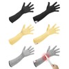 sourcing map Cut Resistant Sleeves with Gloves, 17 Inch Arm