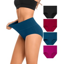 UMMISS Tummy Control Underwear for Women High Waist Panties Soft Maternity Postpartum Brief Multi-pack