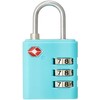 Concise 299745 BL TSA 3 Digit Combination Lock, 1.1 inches