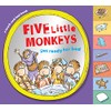 Five Little Monkeys Get Ready for Bed Touch-and-Feel Tabbed Board