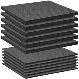 12 Piece Pick Apart Foam Inserts for Cases - 2 Sizes, Pre-Cut for Board Game Boxes & Storage Drawers
