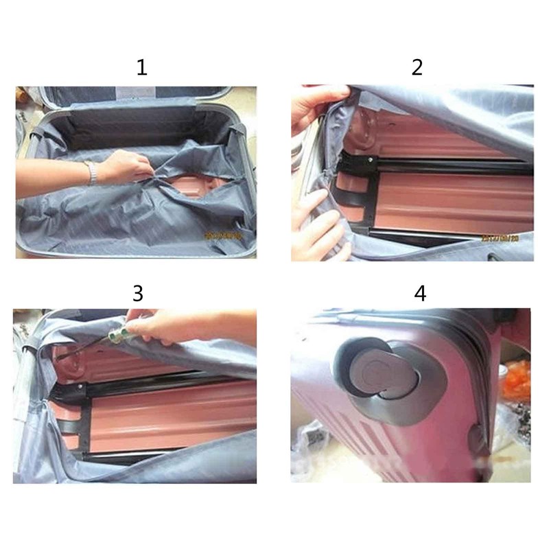 A09 Left & Right Replacement Wheels No Noise Luggage Trolley