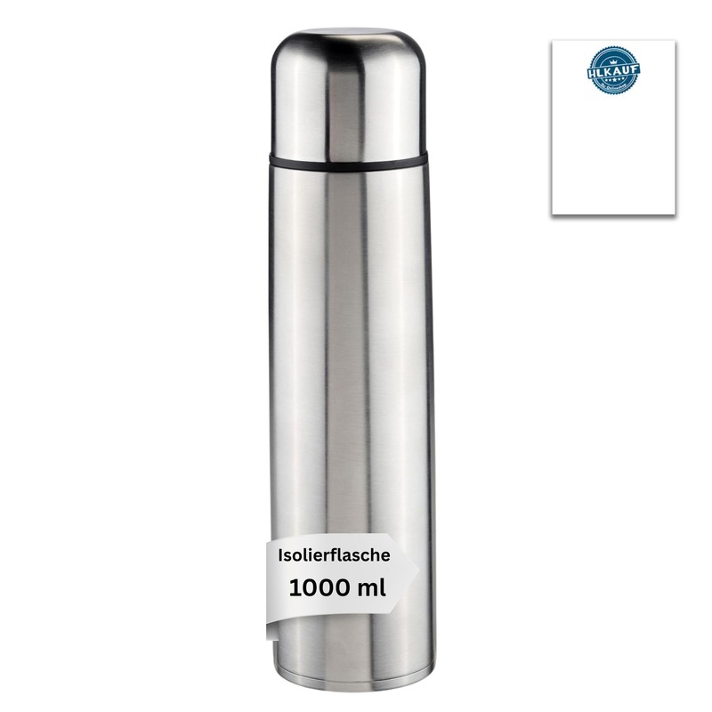 Thermos Flask Stainless Steel Thermos Flask with Cup 1000 ml
