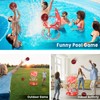 SpringFlower Pool Basketball Hoop with Backboard, Floating Basketball Pool Hoop,Kids