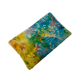 Batik Rainbow Fabric Pocket Size Travel Tissue Holder