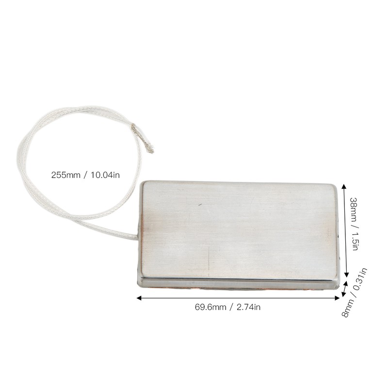 Guitar Pickup Metal Ultra Thin Instrument Accessory Replacement Part for