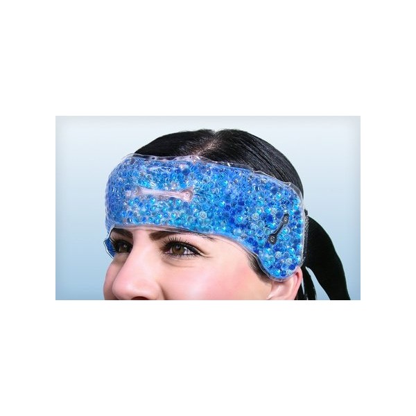 DuraCare Gel Migraine Relief Head Wrap Pad - Reduces Tension Sinus Headache HOT/Cold Stress As Seen on Tv