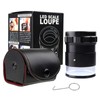 10X Illuminated Jewelers Loupe Magnifier with Interchangeable Reticle Scale, LED