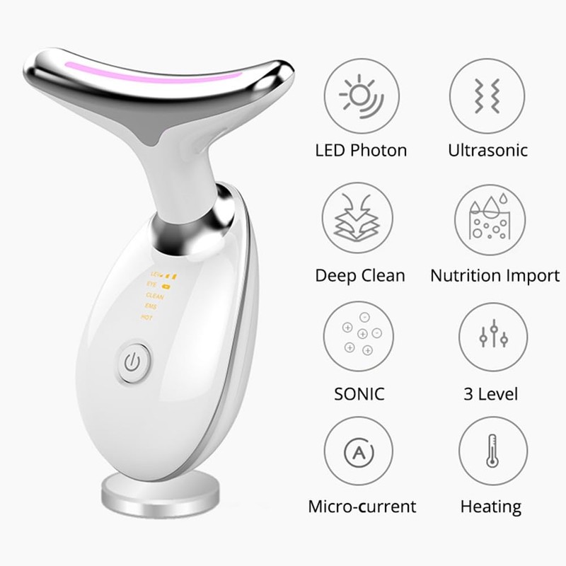 Byttlerom Thermal Neck Lifting and Tighten Massager Electric Microcurrent Wrinkle