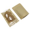 WACCOMT Pack Pack of 50 Clear Shape Brown Kraft Paper