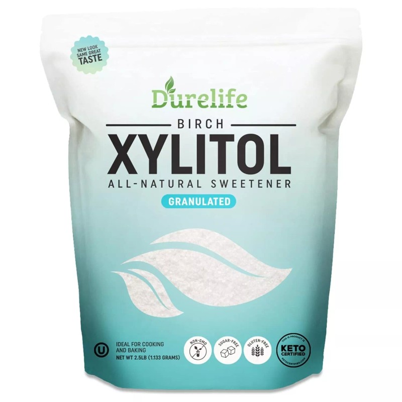 DureLife XYLITOL Sugar Substitute 2.5 LB (40 OZ)
