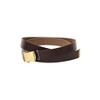 SHIPS 718130004 Men's Any Belt Horween Gacha Belt, Wine2