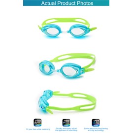 [Saeko] Seiko S56 Vision Swim Goggles, Children's Swimming Goggles, UV Protection, Storage Case Included