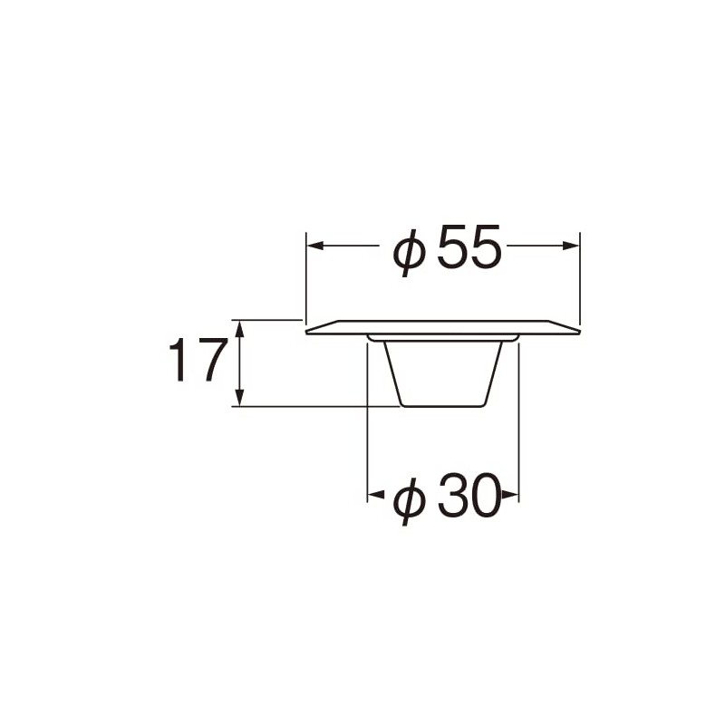 SANEI PH621A-S Wide Brim Garbage Strainer, Compatible Drain Diameter: 1.2