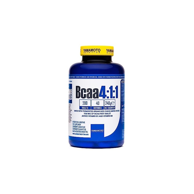 Bcaa 4:1:1- Yamamoto Nutrition (200 tablets)