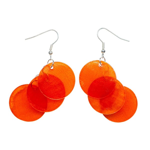 Miniblings Mother of Pearl Earrings Shell Mother of Pearl Discs