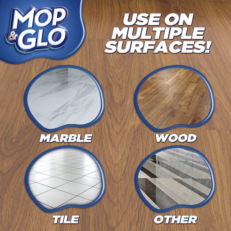Mop & Glo Professional Multi-Surface Floor Cleaner, Fresh Citrus Scent,