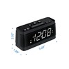 ZAPALA expert Alarm Clock Radio, 2 Alarms Large LED Display