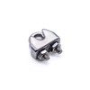 Stainless steel wire rope clamp grip bulldog clip marine grade