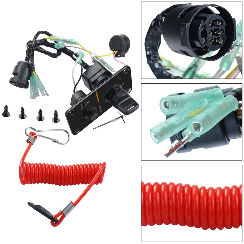 Main Switch Panel Single Engine Key Switch Panel Assembly On-Off-Start