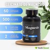 Glicinato De Magnesio 60 Cápsulas De 500 Mg Glycinate Magnesium
