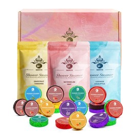 Shower Steamers Aromatherapy for Soothing, 24 Pack Gifts Set for Women Men Teens, Natural Essential Oil Home Spa Self Care Relaxation Valentine's Gift