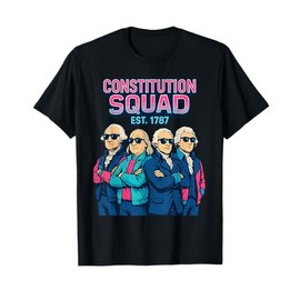 Constitution Day Shirt Retro Squad Est 1787 Patriotic Style T-Shirt