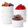 Nuwave Ceramic Ramekins 4oz Set of 6, Classic Elegant Style