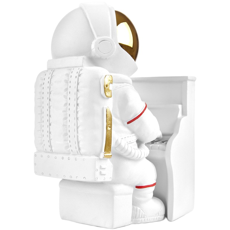 BRUBAKER Decorative Astronaut Piano Player Figure - 16 cm Spaceman