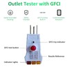 Merisky Outlet Tester for Grounding Products, Grounding Tester with GFCI,