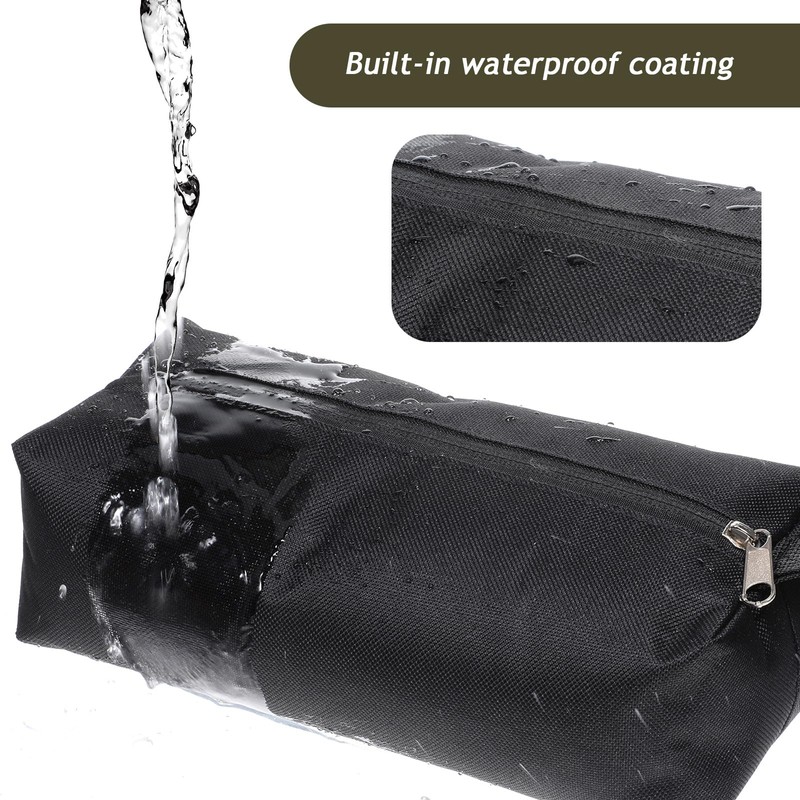Larrel Pack of 2 Small Portable Tool Bag, Waterproof Zip