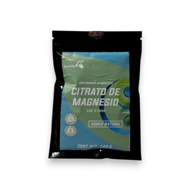 Citrato de Magnesio IsaaQuim  Pack 3 Sobres (100 g cu)  Polvo 100  Sabor Natural  Presentación Prueba                                                 