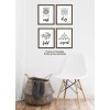 Modern 5th Laundry Room Signs(Set of 4 Unframed-8x10I