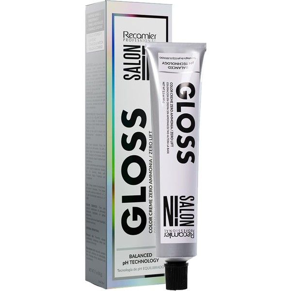 Recamier Professional Salon In Hair Color Creme Gloss Zero Ammonia/Zero