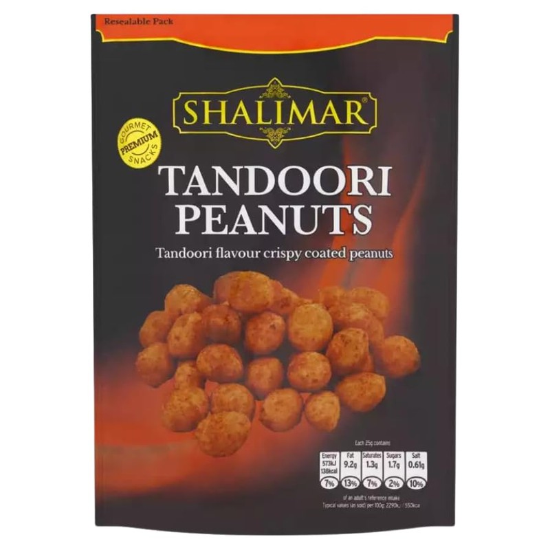 Shalimar Tandoori Peanuts 150g - 4 Pack | Tandoori flavour