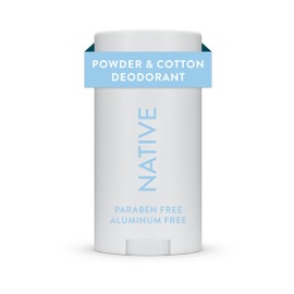 Native Deodorant | Natural Deodorant for Men, Aluminum Free with Baking Soda, Probiotics, Coconut Oil and Shea Butter | Powder & Cotton
