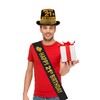 21st Birthday Celebration Bundle - Hat, Sash, Decorations for Men's