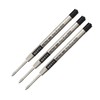 RETRO 51 Easy Flow 9000 Ballpoint Refill 3 Pack Black