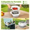 ROTTOGOON Collapsible Colander Set with Strainer Bowl, 2 in 1