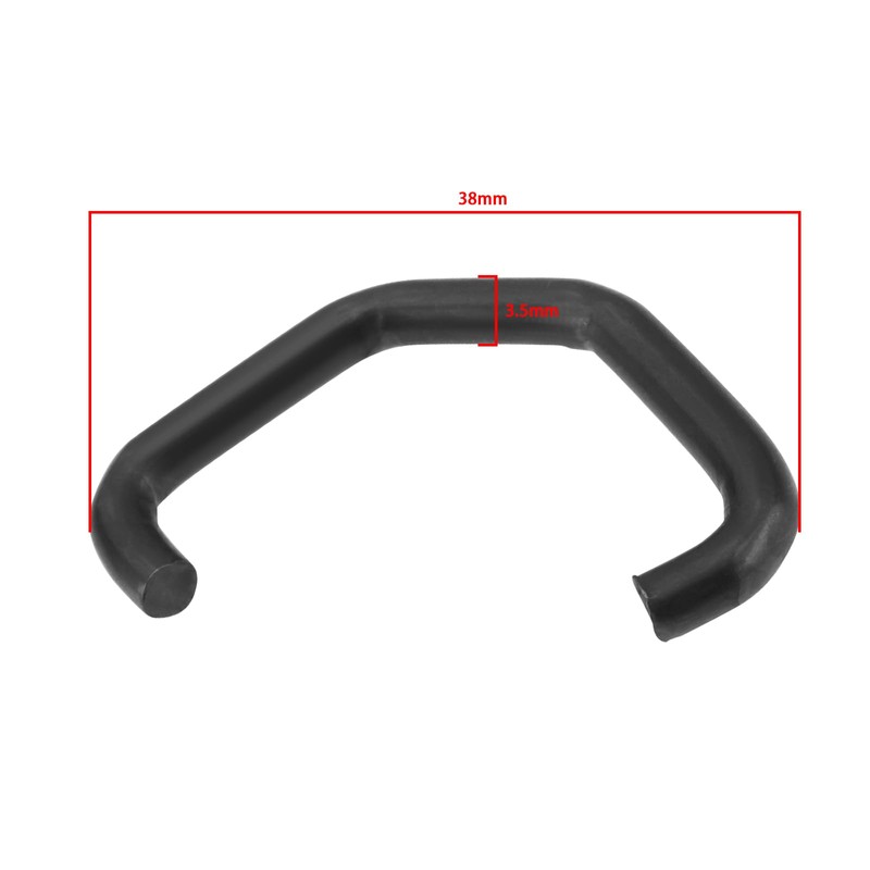 YINETTECH 2pcs Car Wiper Arm Tension Spring Hooks 38mm 3.5mm