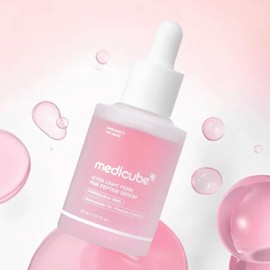 Medicube Suero de Péptidos Rosa Ultra Ligero con PDRN, Niacinamida 3%, Complejo de Péptidos, 30 ml