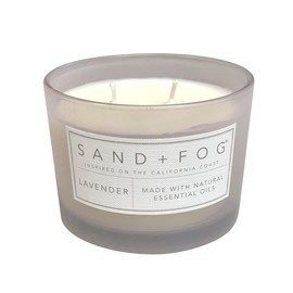 Sand + Fog Scented Candle - Lavender – Additional Scents and Sizes – 100% Cotton Lead-Free Wick - Luxury Air Freshening Jar Candles - Perfect Home Decor – 12oz…