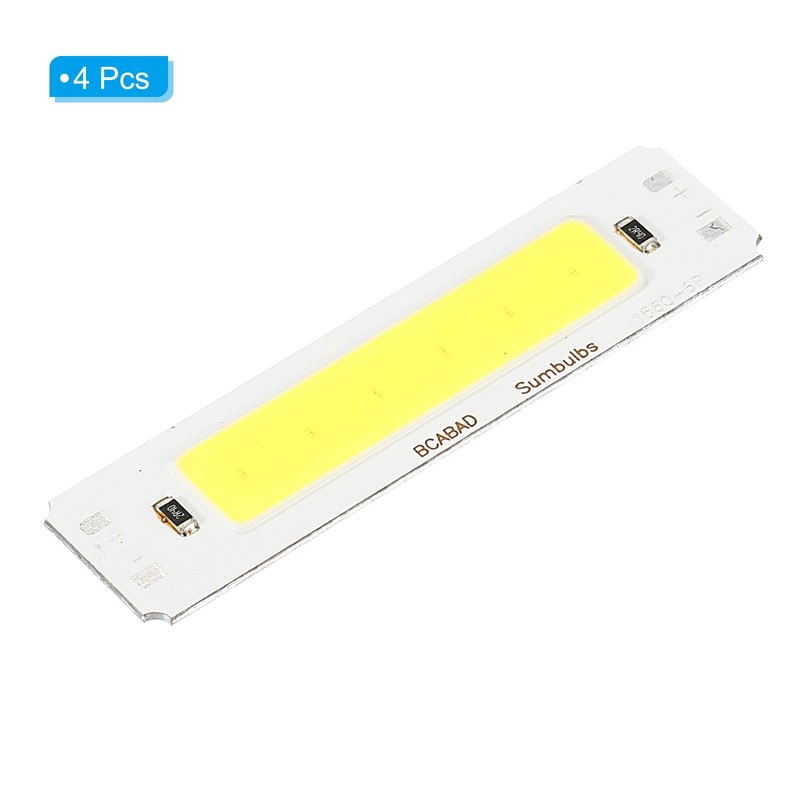 PATIKIL 2W DC 5V LED Chip Bulb,Aluminum COB Lamps Bulb