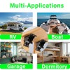 2 Pack Folding Brackets 0°-90°-180°, Heavy-Duty Folding Table Leg Brackets