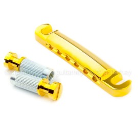 Gotoh NEW Gotoh GE101Z Zinc Diecast Tailpiece Metric Studs for Import Guitars - GOLD