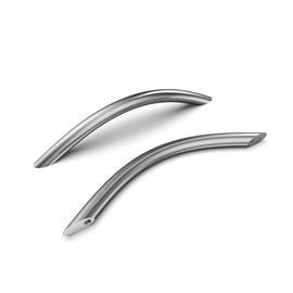 homdiy 10 Pack Brushed Nickel Cabinet Pulls 5 Inch Solid Metal Kitchen Cabinet Handles Arch Solid Drawer Pulls,Center to Center 5in(128mm) Kitchen Cupboard Handles