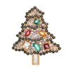 KristLand - Christmas Brooch Pin Alloy with Crystal and Enamel