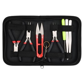 Jewellery Pliers Set, 8 Pieces Scissors, Jewellery Pliers, Tweezers and Other Jewellery Tools for Jewellery Making and Repairing, Suitable for Beginners